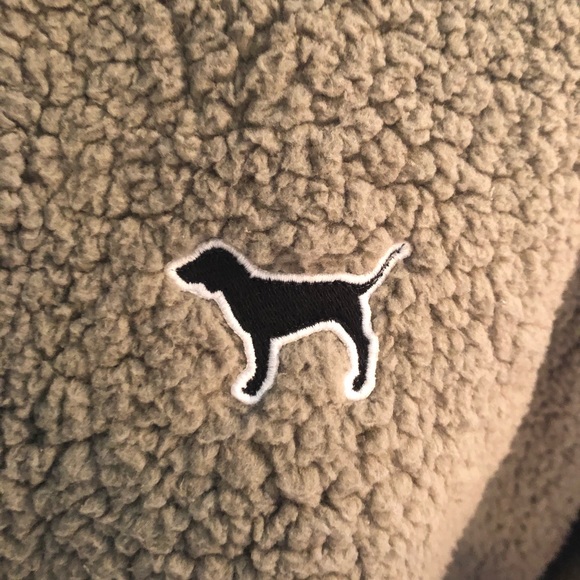 BNWT Pink VS Full Zip Boyfriend Sherpa Jacket - Picture 3 of 7